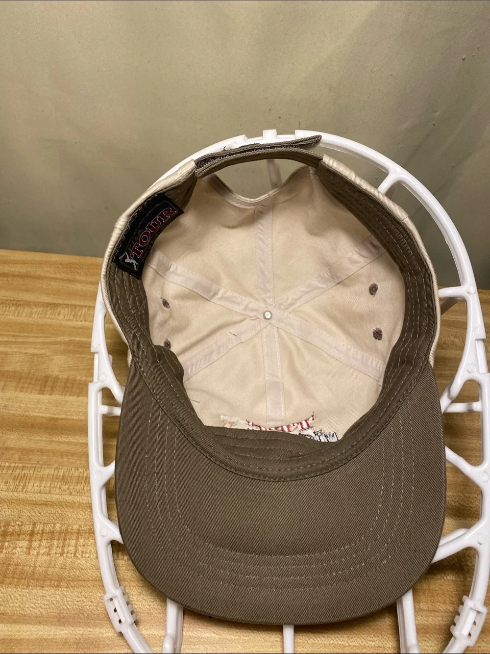 PGA Tour Ahead TPC Michigan The Players Course Golf Hat Bone O/S NWT